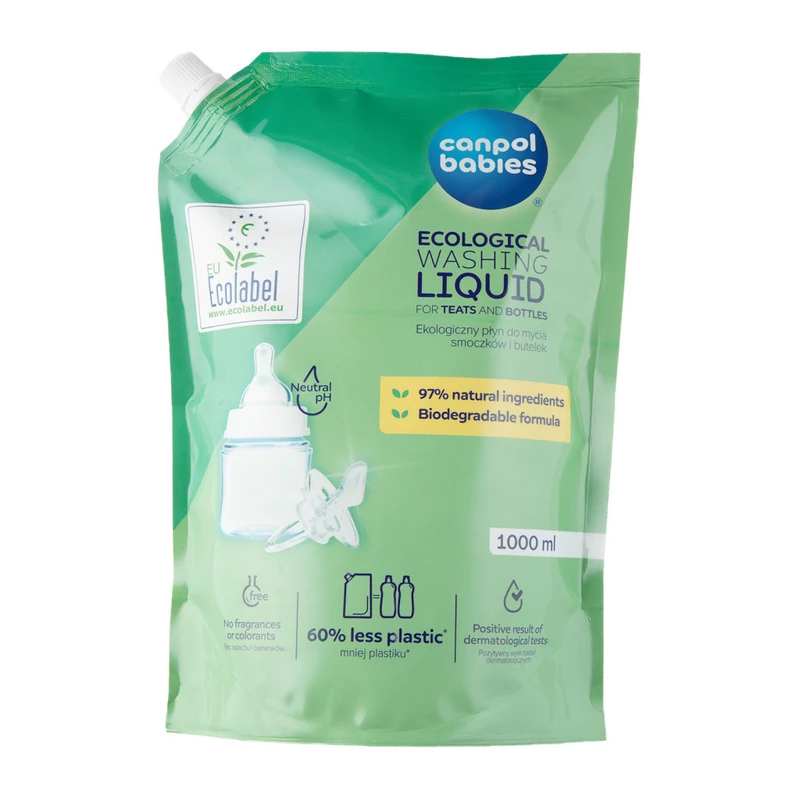 Canpol babies Utántöltő tisztítófolyadék cumisüvegekhez és etetőcumikhoz, 1000ml