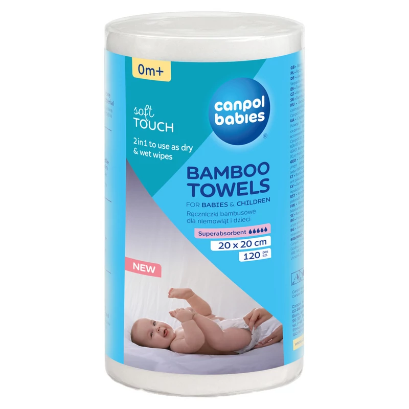 Canpol babies Eldobható bambusz törölközők 120db