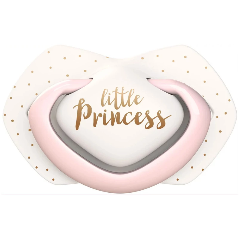Canpol babies Szilikon szimmetrikus cumi, 0-6hó, 2db, ROYAL BABY - rózsaszín