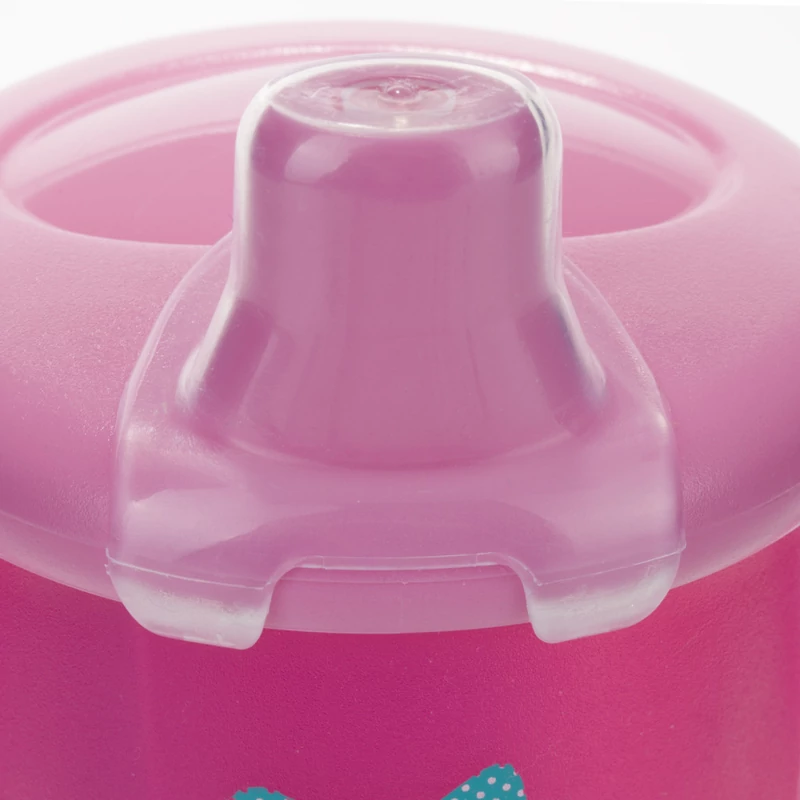 Canpol babies Csöpögésmentes pohár, kemény, 250 ml, TOYS - rózsaszín