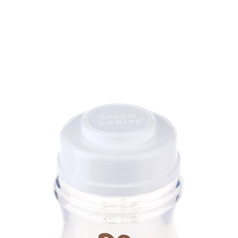 Canpol babies Anti-kólikás cumisüveg, EasyStart, EXOTIC ANIMALS, 120 ml - rózsaszín