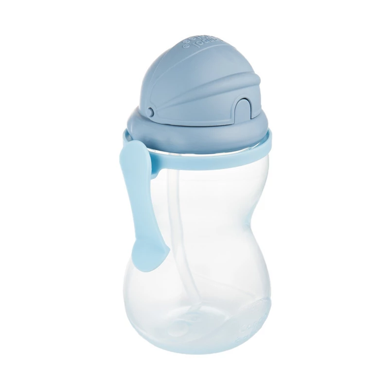 Canpol babies Sport itatópohár szívószállal, 370ml, kék