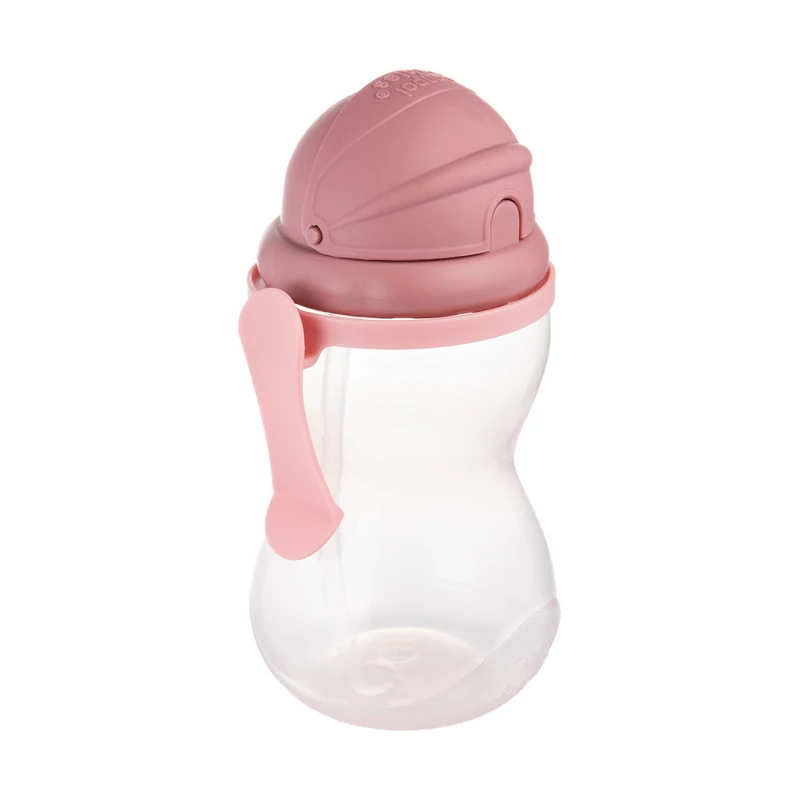 Canpol babies Sport itatópohár szívószállal, 370ml, rózsaszín