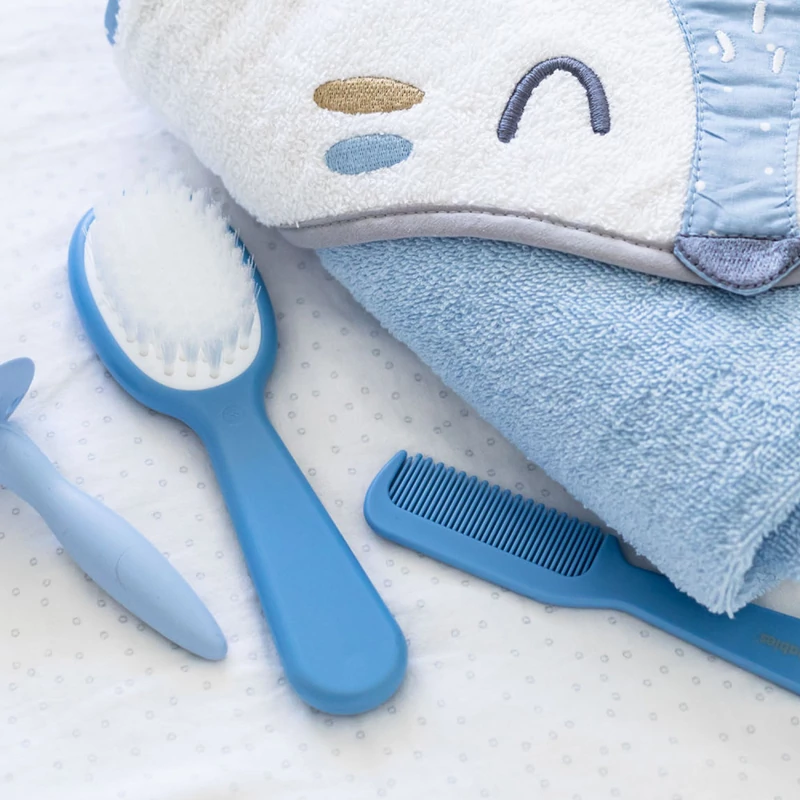 Canpol babies Fésű és hajkefe csecsemőknek, kék