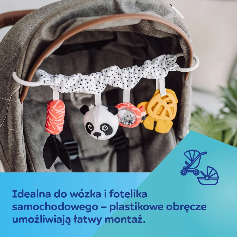 Canpol babies Felakasztható fejlesztőjáték babakocsihoz, BabiesBoo