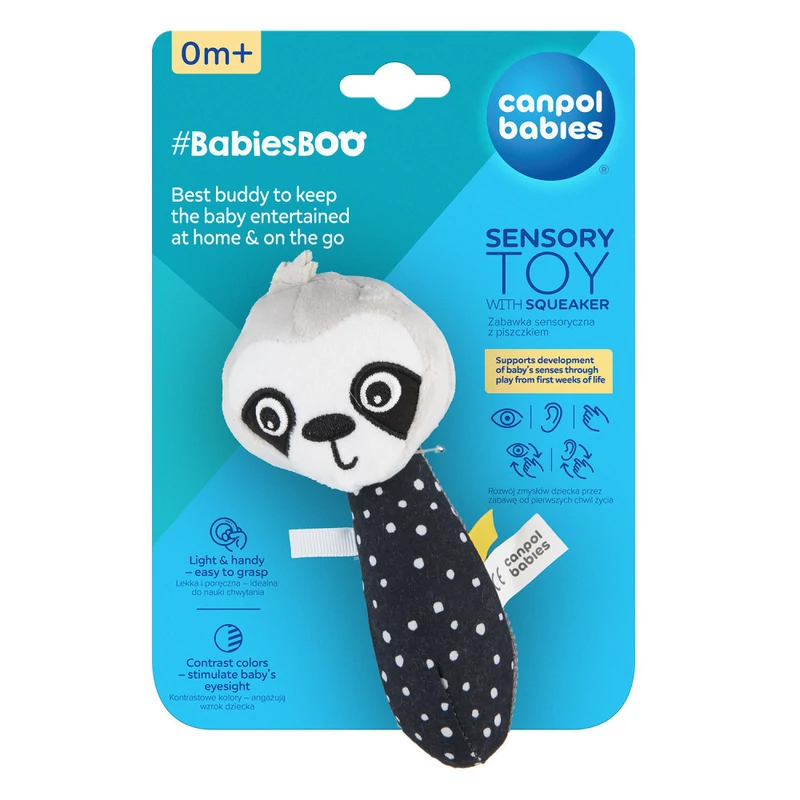 Canpol babies Szenzoros sípoló játék, BabiesBoo - lajhár
