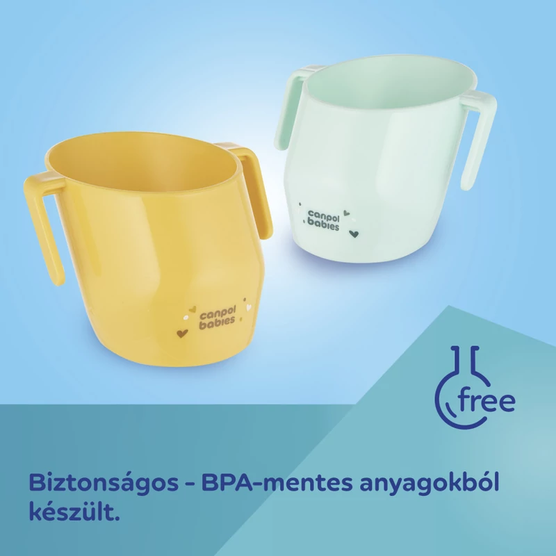 Canpol babies Itatópohár SMART 180 ml 12hó+ - türkiz