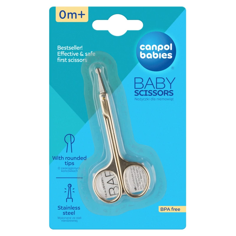 Canpol babies Baba körömolló kerek véggel