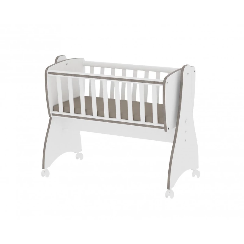 Lorelli First Dreams ringatható bölcső 105x55 + Cupboard pelenkázó komód + Exclusive szekrény