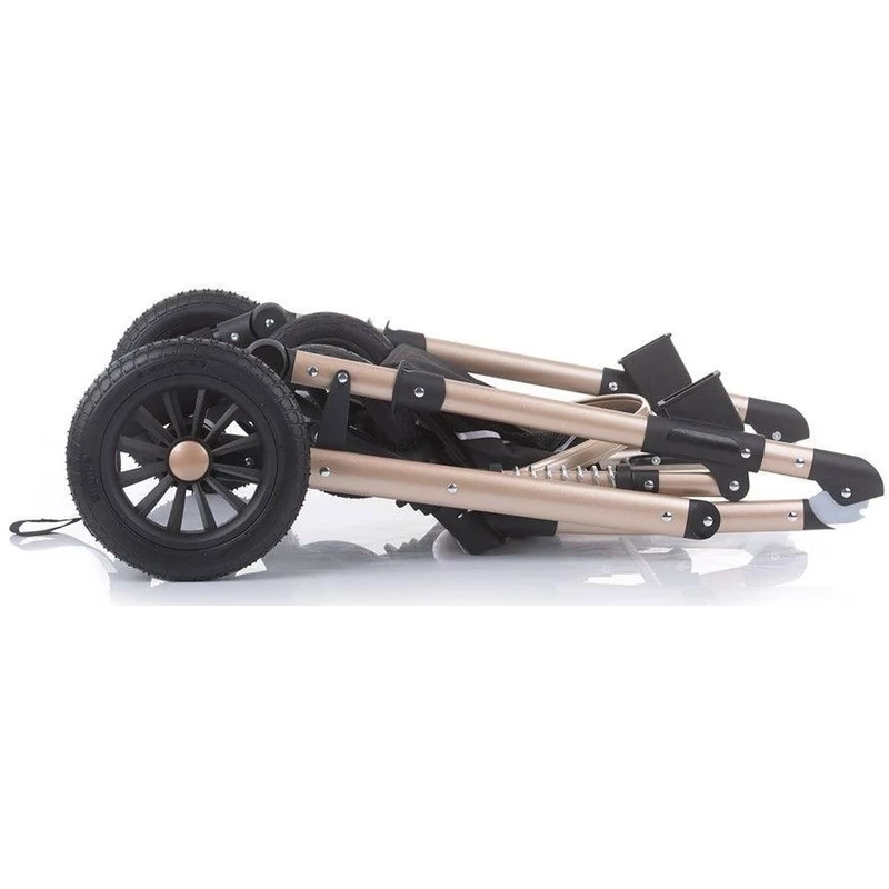Chipolino Estelle babakocsi mózessé alakítható sport résszel + autóshordozó 0-13kg - Sand