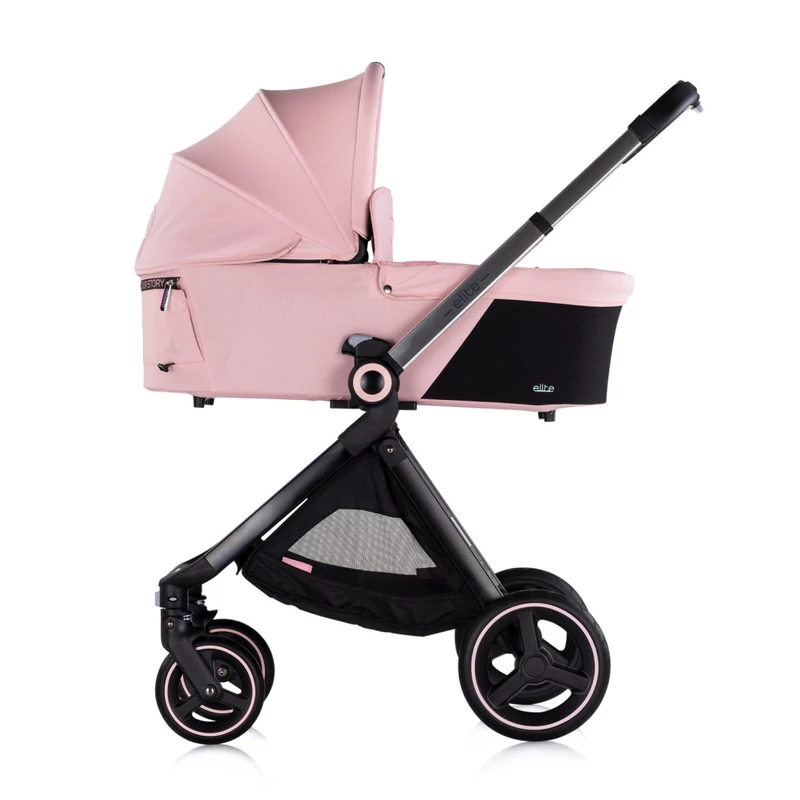 Chipolino Elite 3in1 multifunkciós babakocsi - Pink Marshmellow