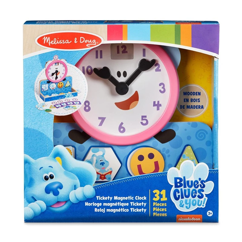 Melissa & Doug fa mágneses óra