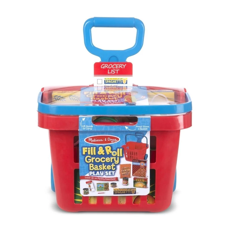 Melissa & Doug gurulós bevásárlókosár