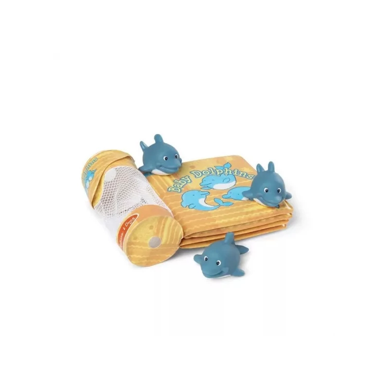 Melissa & Doug vízálló könyv bébi delfinek