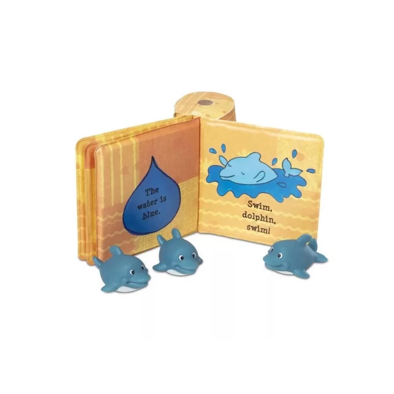 Melissa & Doug vízálló könyv bébi delfinek