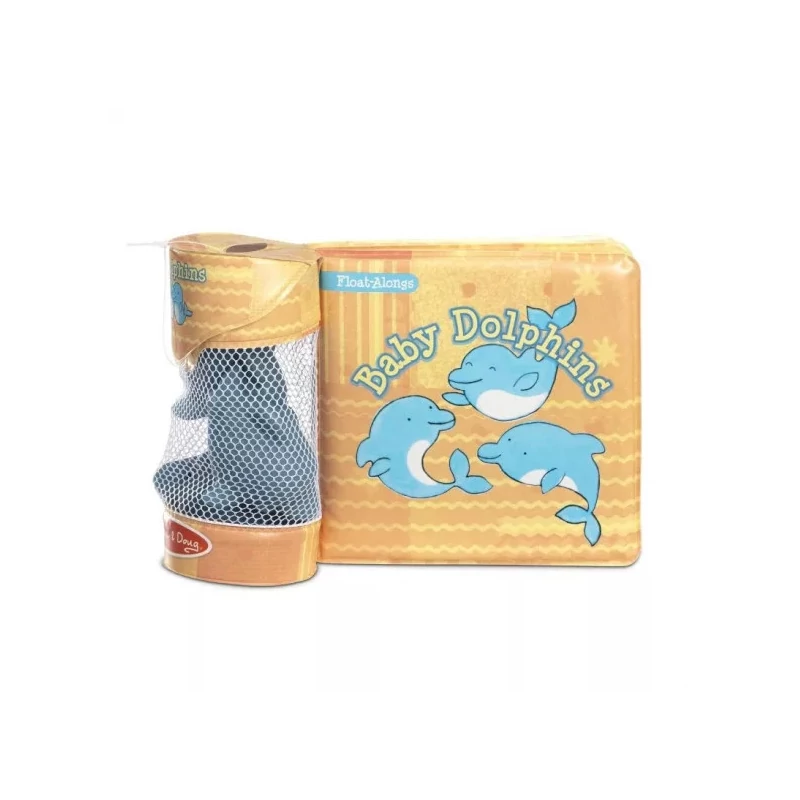 Melissa & Doug vízálló könyv bébi delfinek