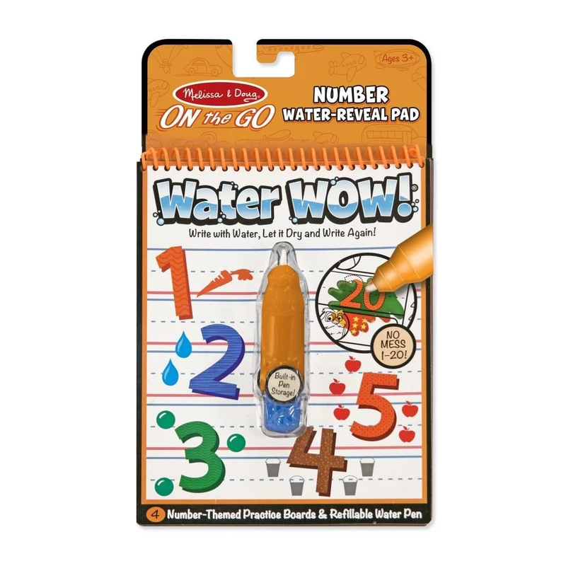 Melissa & Doug Kreatív játék, Rajzolás vízzel, számok