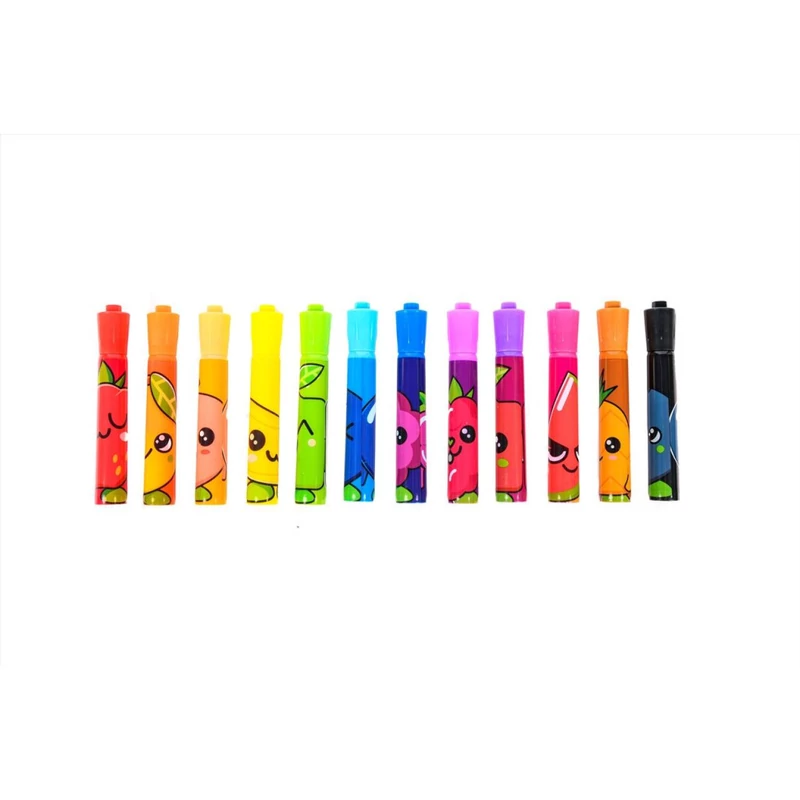 Canenco FruitySquad Illatos hegyes végű filctollak, 12 db