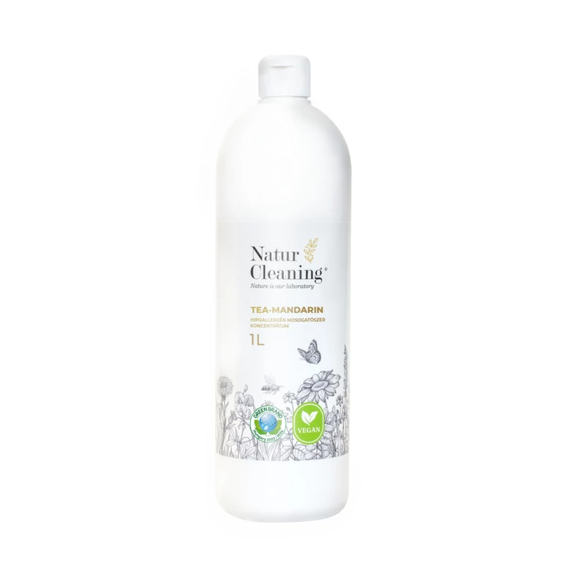 NaturCleaning Mosogatószer koncentrátum 1 liter - tea-mandarin