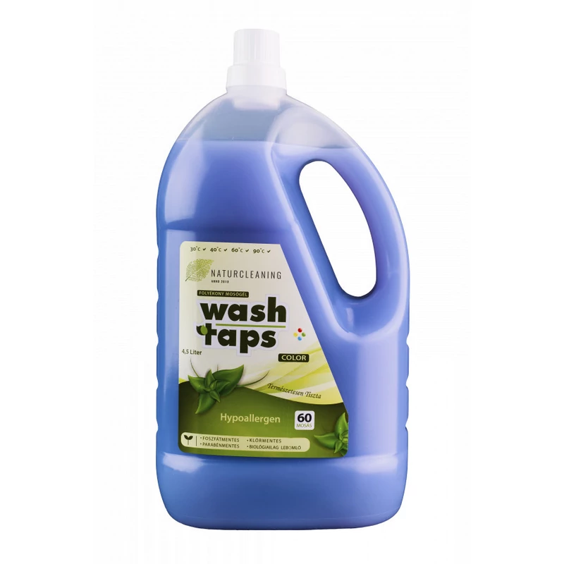 NaturCleaning Wash Taps color hipoallergén mosógél 4,5 liter