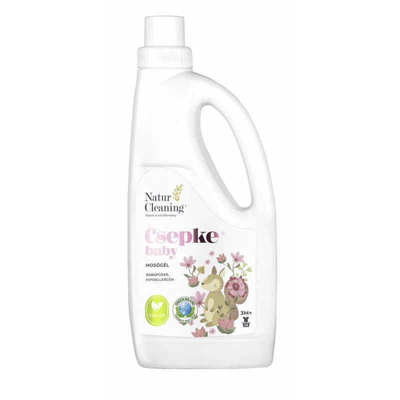 Csepke baby mosógél babapúder hipoallergén 1 liter