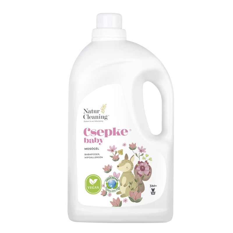 Csepke baby mosógél babapúder hipoallergén 4 liter