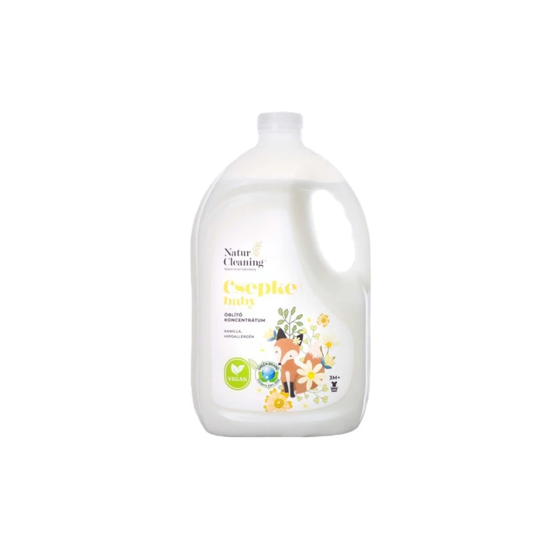 Csepke baby hipoallergén öblítő kamilla illattal 3m+ - 4 liter