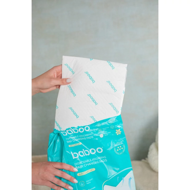 Baboo Eldobható Nedvszívó Pelenkázó Alátét AirComfort, 60x45, 20 db
