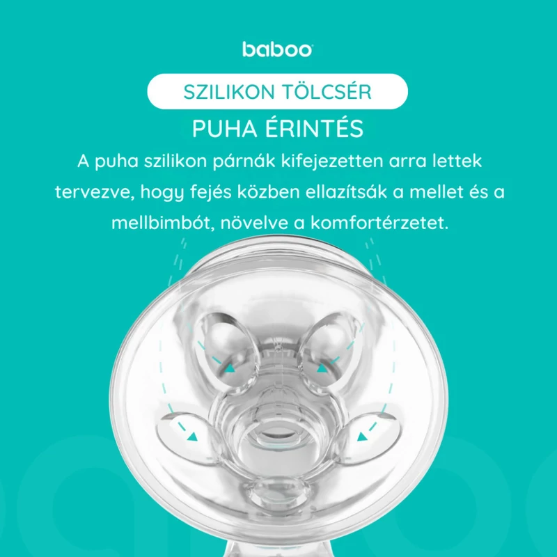 Baboo 2 fázisú kézi mellszívó, 4 szívás erősséggel
