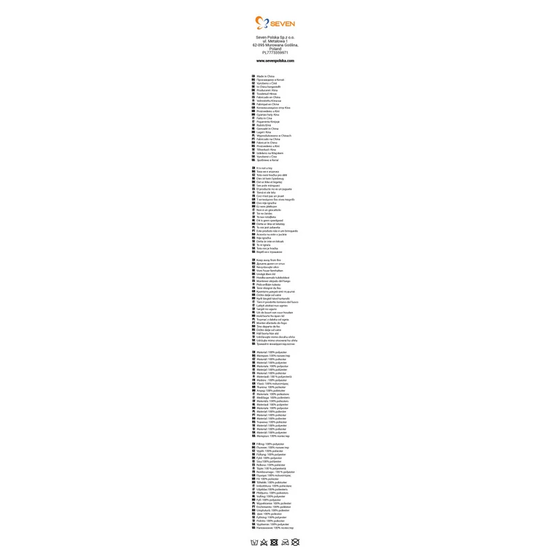 Seven Polska Biztonságiöv párna - STITCH