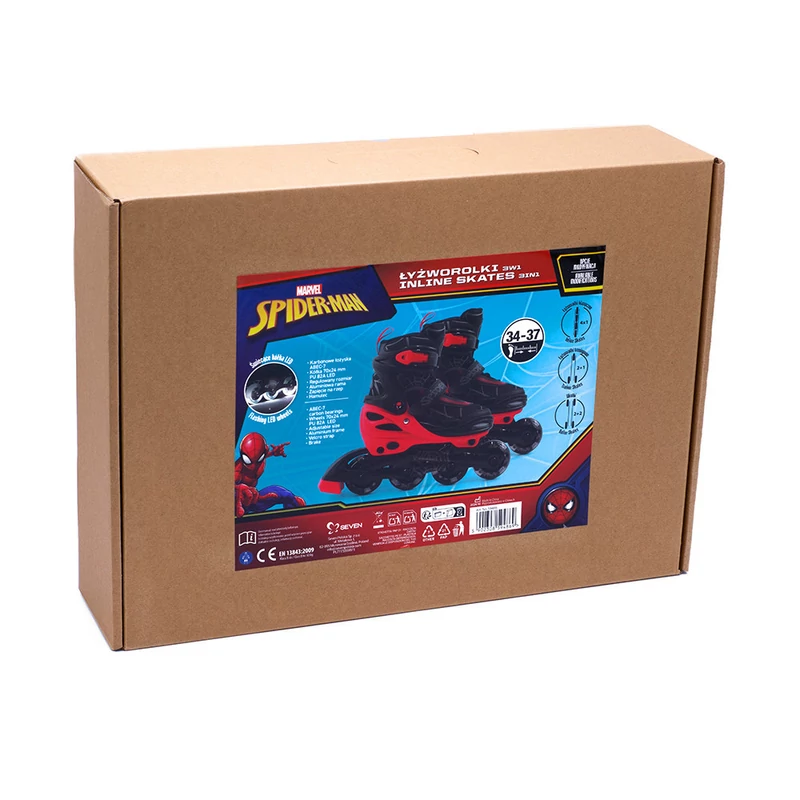 Seven Polska Görkorcsolya 3 az 1-ben - SPIDER-MAN - SIZE 30-33