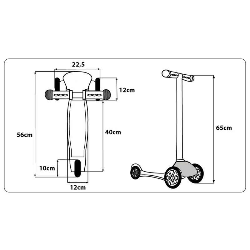 Seven Polska 3 kerekű futóroller - STITCH