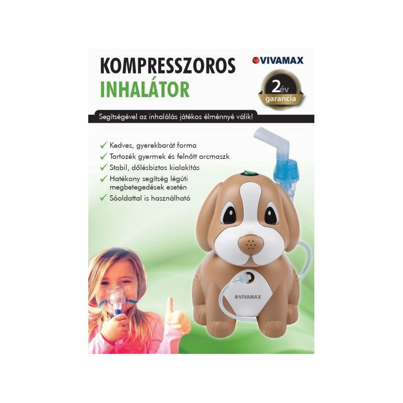 Vivamax Kompresszoros inhalátor "kutya"