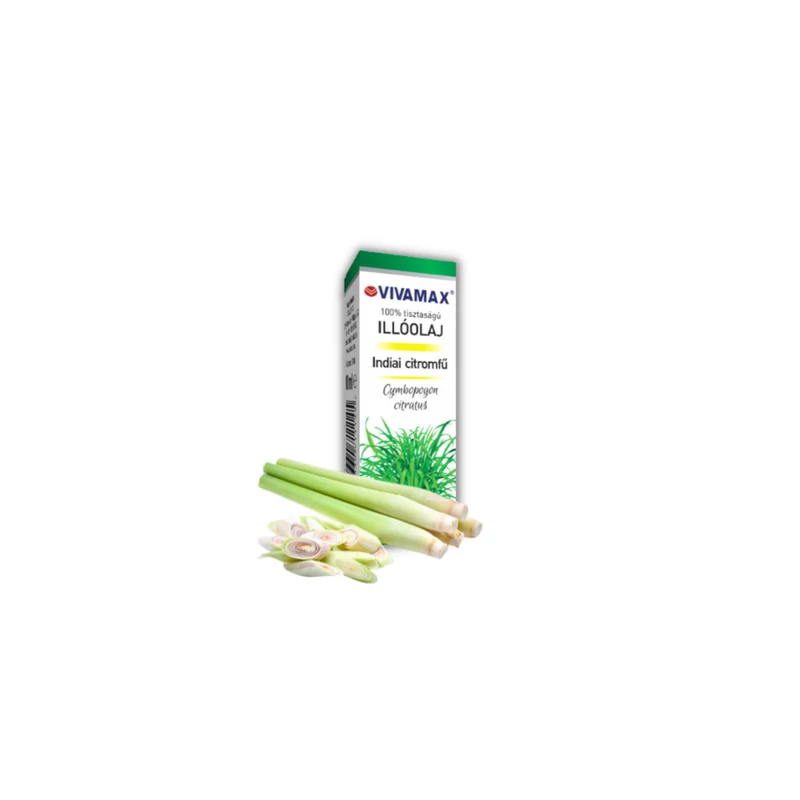 Vivamax Indiai citromfű 100%-os tisztaságú illóolaj (10 ml)
