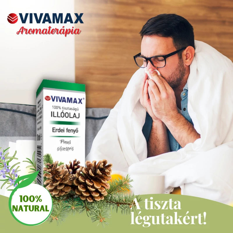 Vivamax Erdei fenyő 100%-os tisztaságú illóolaj (10 ml)
