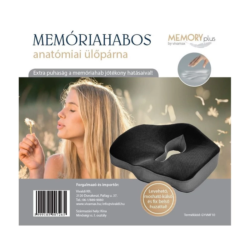 Vivamax Memóriahabos anatómiai ülőpárna