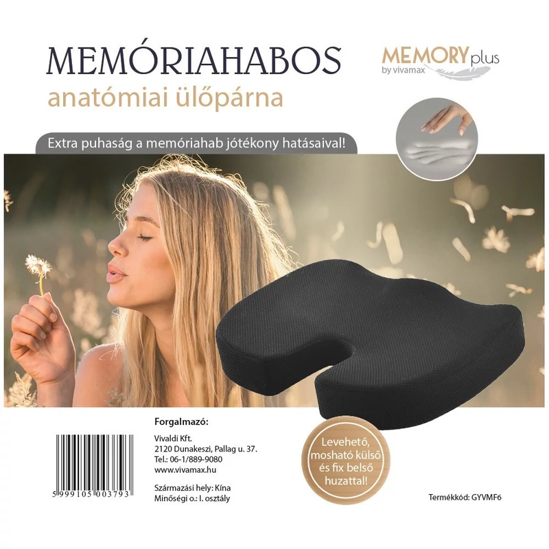 Vivamax Memóriahabos anatómiai ülőpárna