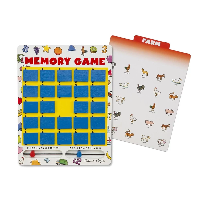 Melissa & Doug, utazójátékok, memória játék
