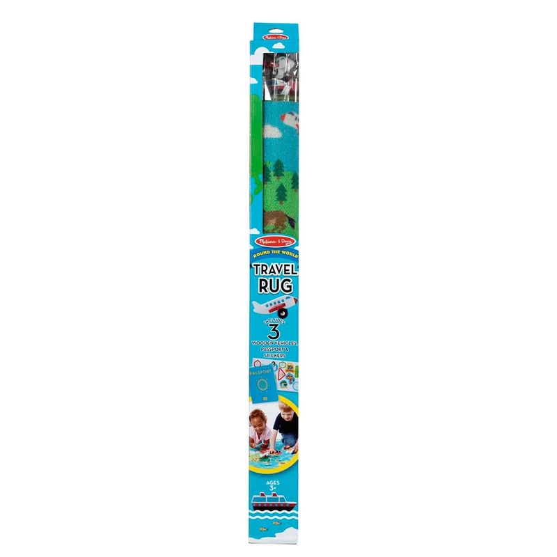 Melissa & Doug Játszószőnyeg, 100x90 cm, a világ körül