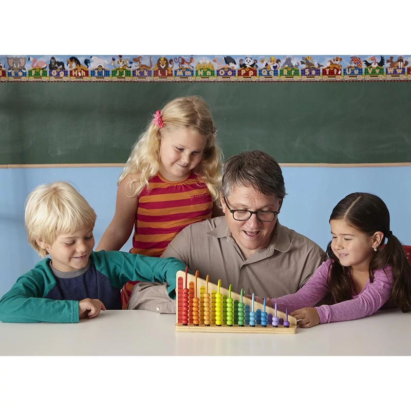 Melissa & Doug Fa készségfejlesztő játék, Abakusz