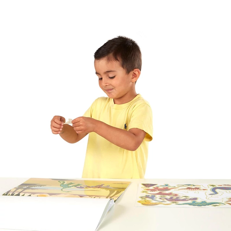 Melissa & Doug Kreatív játék, újrahasználható matrica készlet, őskor
