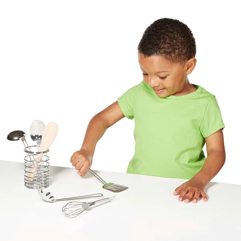 Melissa & Doug Sütés-főzés, konyhai eszközök szárítóval