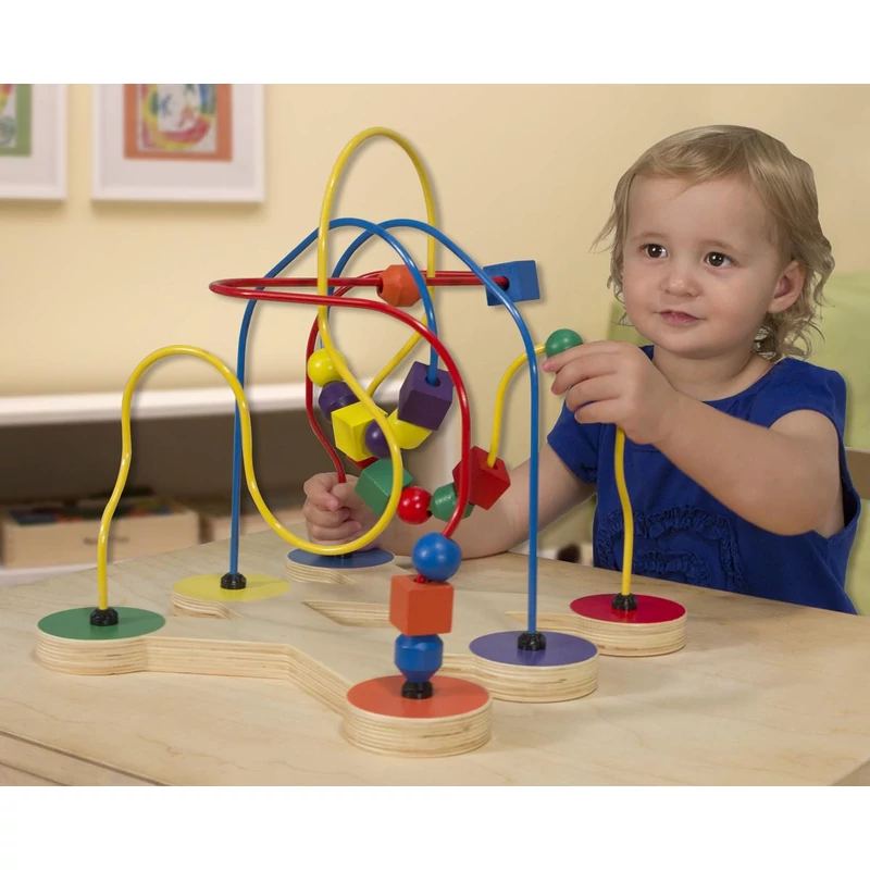 Melissa & Doug Készségfejlesztő játék, Gyöngyvezetés