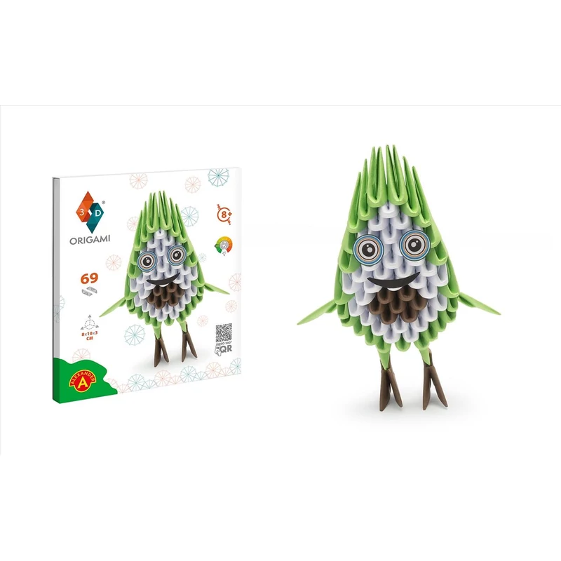 Origami 3D Avokádó papírhajtogatós építőjáték