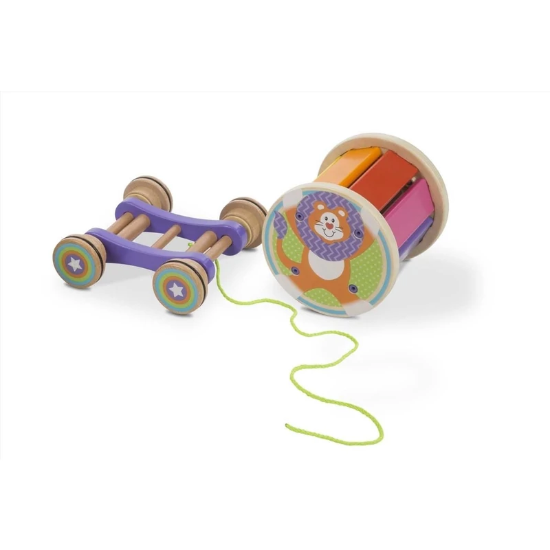 Melissa & Doug Bébi és tipegő fajátékok, Húzható xylophone