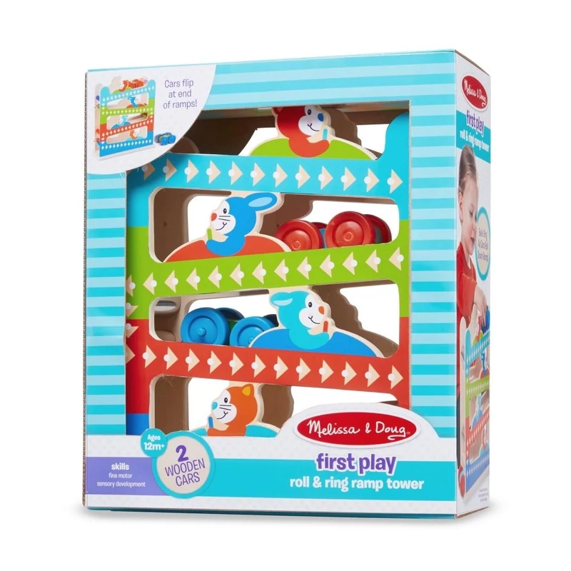 Melissa & Doug Bébi és tipegő fajátékok, Cikk-cakk autópálya