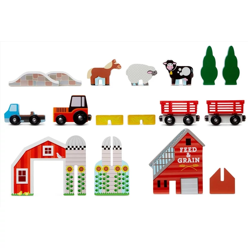 Melissa & Doug Fa jármű, Vidd magaddal, farm