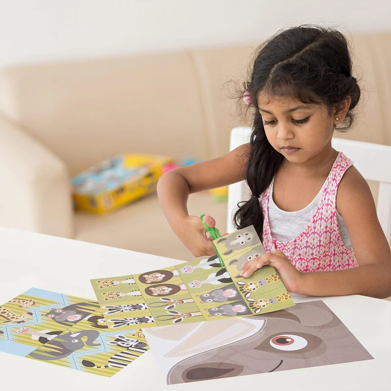 Melissa & Doug Készségfejlesztő játk, olló gyakorló, szafari