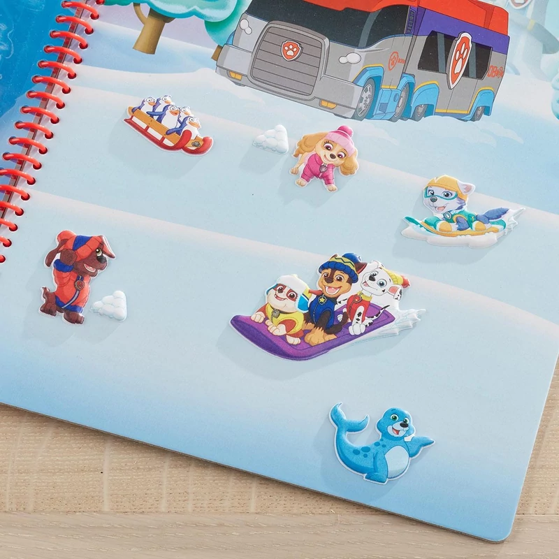 Melissa & Doug kreatív játék, pufi matrica füzet, Mancs Őrjárat - Jake és a hegy