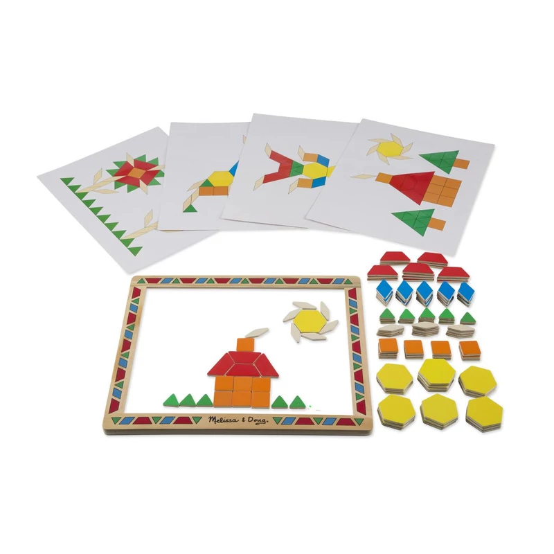 Melissa & Doug Készségfejlesztő játék, Színes mágneses kirakó